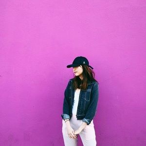 Black denim jean jacket